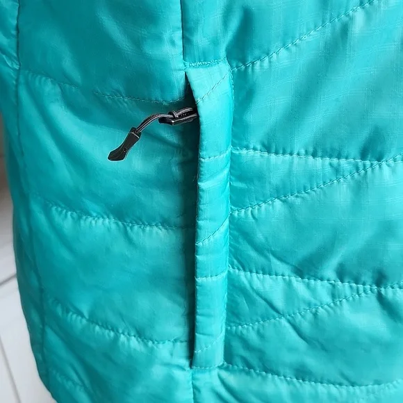 Columbia Women's White Out II Teal Puffer Jacket Size L Omni-Heat Thermal Lining - Picture 3 of 16